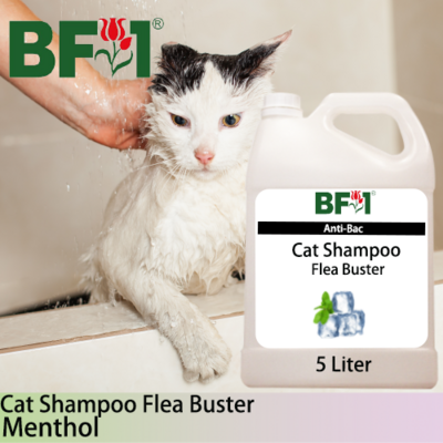 Cat Shampoo Flea Buster (CSO-Cat) - Menthol - 5L ⭐⭐⭐⭐⭐