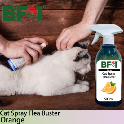 Cat Spray Flea Buster (CSY-Cat) - Orange - 500ml ⭐⭐⭐⭐⭐