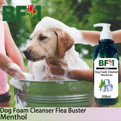 Dog Foam Cleanser Flea Buster (DFC-Dog) - Menthol - 500ml ⭐⭐⭐⭐⭐