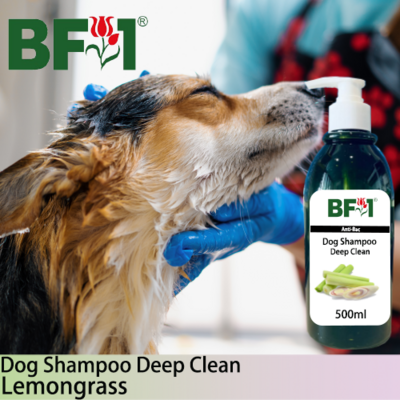 Dog Shampoo Deep Clean (DSDC-Dog) - Lemongrass - 500ml ⭐⭐⭐⭐⭐