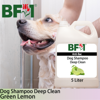 Dog Shampoo Deep Clean (DSDC-Dog) - Lemon - Green Lemon - 5L ⭐⭐⭐⭐⭐