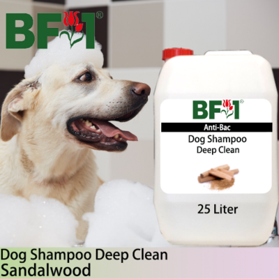 Dog Shampoo Deep Clean (DSDC-Dog) - Sandalwood - 25L ⭐⭐⭐⭐⭐