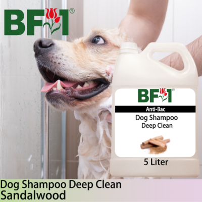 Dog Shampoo Deep Clean (DSDC-Dog) - Sandalwood - 5L ⭐⭐⭐⭐⭐