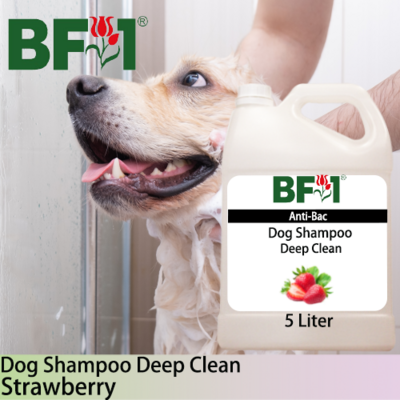 Dog Shampoo Deep Clean (DSDC-Dog) - Strawberry - 5L ⭐⭐⭐⭐⭐