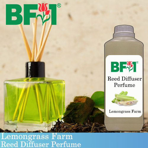 Reed Diffuser Perfume - Nature - Lemongrass Farm - 1L