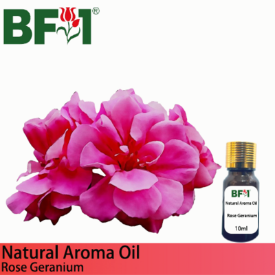 Natural Aroma Oil (AO) - Geranium - Rose Geranium Aroma Oil - 10ml