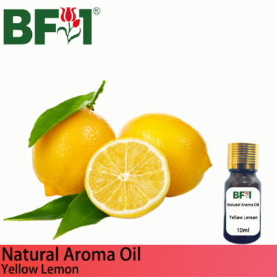 Natural Aroma Oil (AO) - Lemon - Yellow Lemon Aroma Oil - 10ml