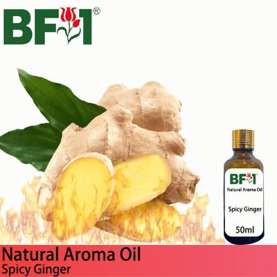 Natural Aroma Oil (AO) - Ginger - Spicy Ginger Aroma Oil  - 50ml