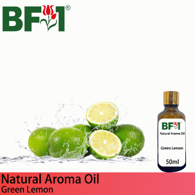 Natural Aroma Oil (AO) - Lemon - Green Lemon Aroma Oil  - 50ml