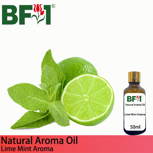 Natural Aroma Oil (AO) - Mint - Lime Mint Aroma Oil  - 50ml