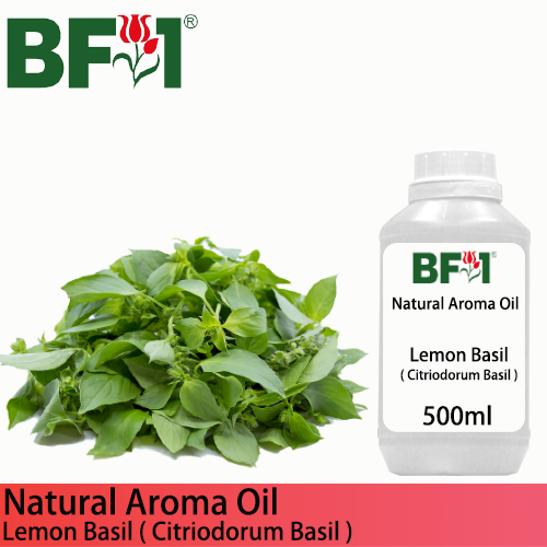 Natural Aroma Oil (AO) - Basil - Lemon Basil ( Citriodorum Basil ) Aroma Oil - 500ml