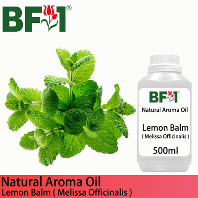 Natural Aroma Oil (AO) - Mint - Lemon Balm ( Melissa Officinalis ) Aroma Oil  - 500ml