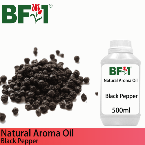 Natural Aroma Oil (AO) - Pepper - Black Pepper Aroma Oil - 500ml