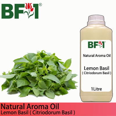 Natural Aroma Oil (AO) - Basil - Lemon Basil ( Citriodorum Basil ) Aroma Oil  - 1L