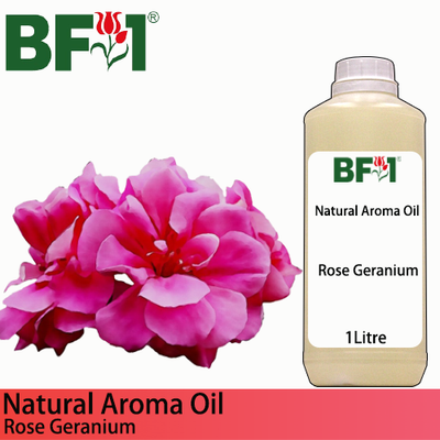 Natural Aroma Oil (AO) - Geranium - Rose Geranium Aroma Oil  - 1L