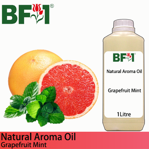 Natural Aroma Oil (AO) - Mint - Grapefruit Mint ( Mentha Piperita ) Aroma Oil  - 1L