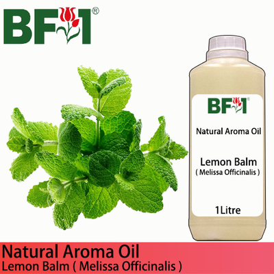 Natural Aroma Oil (AO) - Mint - Lemon Balm ( Melissa Officinalis ) Aroma Oil  - 1L