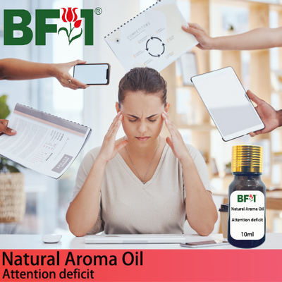 Natural Aroma Oil (AO) - Attention deficit Aroma Oil - 10ml