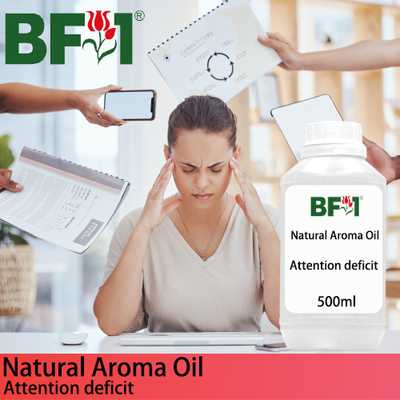 Natural Aroma Oil (AO) - Attention deficit Aroma Oil - 500ml
