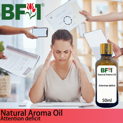 Natural Aroma Oil (AO) - Attention deficit Aroma Oil - 50ml