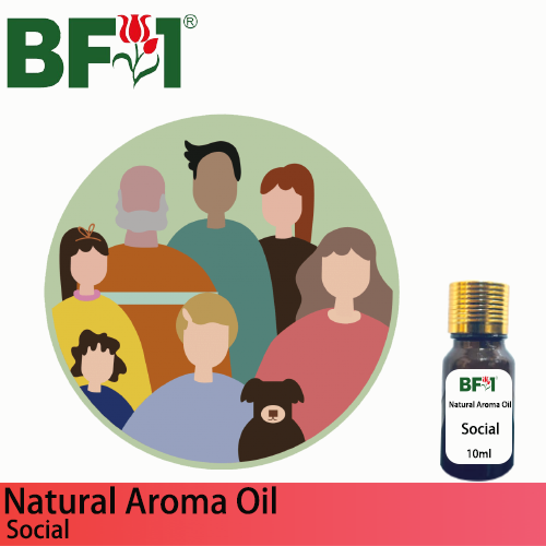 Natural Aroma Oil (AO) - Social Aura Aroma Oil - 10ml