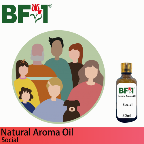 Natural Aroma Oil (AO) - Social Aura Aroma Oil - 50ml