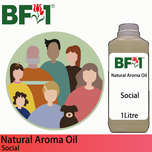 Natural Aroma Oil (AO) - Social Aura Aroma Oil - 1L
