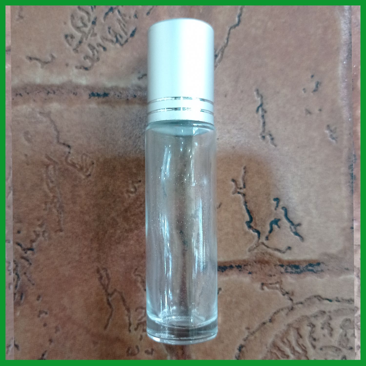 10ml Roll On Bottle - Clear With Silver Cap