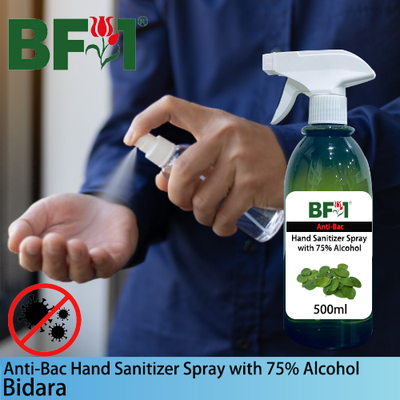 Anti-Bac Hand Sanitizer Spray with 75% Alcohol (ABHSS) - Bidara - 500ml