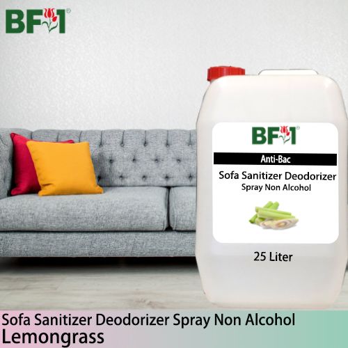 (ABSSD1) Lemongrass Anti-Bac Sofa Sanitizer Deodorizer Spray - Non Alcohol - 25L (ABSSD1) Lemongrass Anti-Bac Sofa Sanitizer Deodorizer Spray - Non Alcohol - 25L