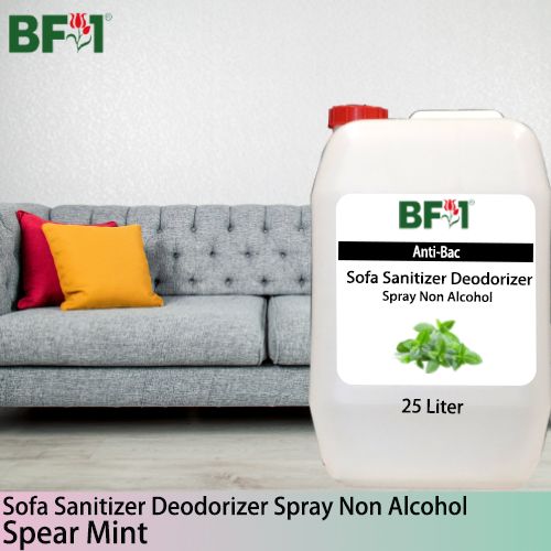 (ABSSD1) mint - Spear Mint Anti-Bac Sofa Sanitizer Deodorizer Spray - Non Alcohol - 25L (ABSSD1) mint - Spear Mint Anti-Bac Sofa Sanitizer Deodorizer Spray - Non Alcohol - 25L