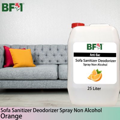 (ABSSD1) Orange Anti-Bac Sofa Sanitizer Deodorizer Spray - Non Alcohol - 25L (ABSSD1) Orange Anti-Bac Sofa Sanitizer Deodorizer Spray - Non Alcohol - 25L