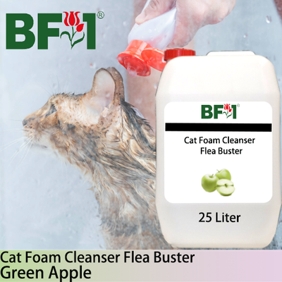 Cat Foam Cleanser Flea Buster (CFC-Cat) - Apple - Green Apple - 25L ⭐⭐⭐⭐⭐