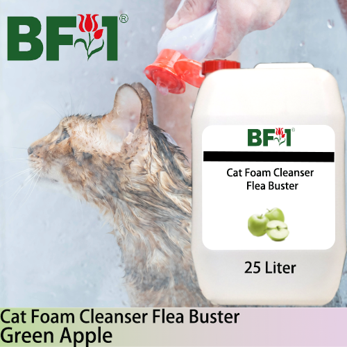 Cat Foam Cleanser Flea Buster (CFC-Cat) - Apple - Green Apple - 25L ⭐⭐⭐⭐⭐ Cat Foam Cleanser Flea Buster (CFC-Cat) - Apple - Green Apple - 25L ⭐⭐⭐⭐⭐