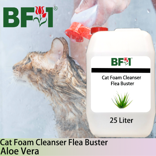 Cat Foam Cleanser Flea Buster (CFC-Cat) - Aloe Vera - 25L ⭐⭐⭐⭐⭐ Cat Foam Cleanser Flea Buster (CFC-Cat) - Aloe Vera - 25L ⭐⭐⭐⭐⭐