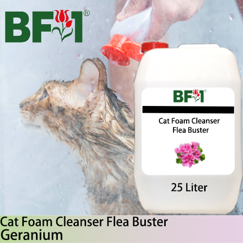 Cat Foam Cleanser Flea Buster (CFC-Cat) - Geranium - 25L ⭐⭐⭐⭐⭐ Cat Foam Cleanser Flea Buster (CFC-Cat) - Geranium - 25L ⭐⭐⭐⭐⭐