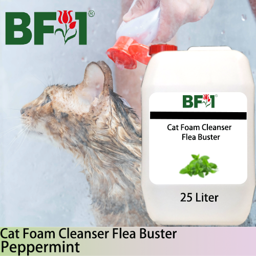 Cat Foam Cleanser Flea Buster (CFC-Cat) - mint - Peppermint - 25L ⭐⭐⭐⭐⭐ Cat Foam Cleanser Flea Buster (CFC-Cat) - mint - Peppermint - 25L ⭐⭐⭐⭐⭐
