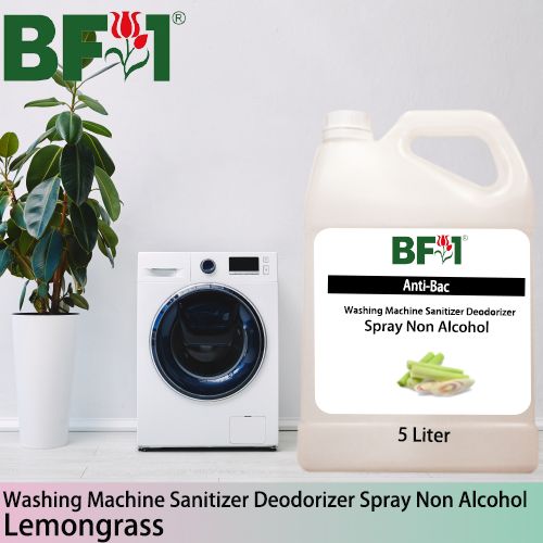 (ABWMSD) Lemongrass Anti-Bac Washing Machine Sanitizer Deodorizer Spray - Non Alcohol - 5L (ABWMSD) Lemongrass Anti-Bac Washing Machine Sanitizer Deodorizer Spray - Non Alcohol - 5L