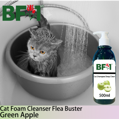 Cat Shampoo Deep Clean (CSDC-Cat) - Apple - Green Apple - 500ml ⭐⭐⭐⭐⭐ Cat Shampoo Deep Clean (CSDC-Cat) - Apple - Green Apple - 500ml ⭐⭐⭐⭐⭐