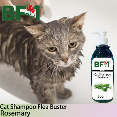 Cat Shampoo Flea Buster (CSO-Cat) - Rosemary - 500ml ⭐⭐⭐⭐⭐