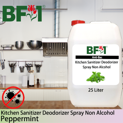 (ABKSD) mint - Peppermint Anti-Bac Kitchen Sanitizer Deodorizer Spray - Non Alcohol - 25L