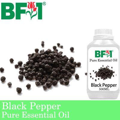 Pure Essential Oil (EO) - Pepper - Black Pepper Essential Oil - 500ml