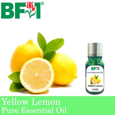 Pure Essential Oil (EO) - Lemon - Yellow Lemon Essential Oil - 10ml