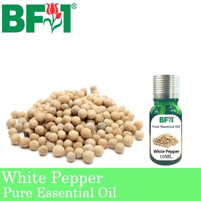 Pure Essential Oil (EO) - Pepper - White Pepper Essential Oil - 10ml