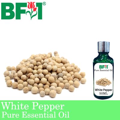 Pure Essential Oil (EO) - Pepper - White Pepper Essential Oil - 50ml