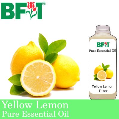 Pure Essential Oil (EO) - Lemon - Yellow Lemon Essential Oil - 1L