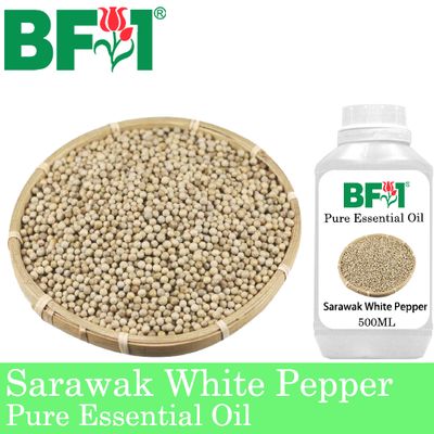 Pure Essential Oil (EO) - Pepper - Sarawak White Pepper Essential Oil - 500ml