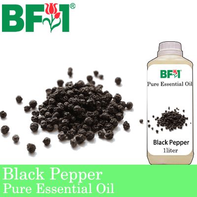 Pure Essential Oil (EO) - Pepper - Black Pepper Essential Oil - 1L