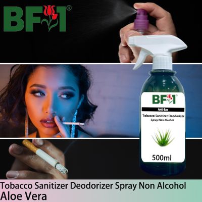 (ABTSD1) Aloe Vera Anti-Bac Tobacco Sanitizer Deodorizer Spray - Non Alcohol - 500ml