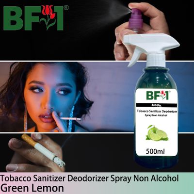 (ABTSD1) Lemon - Green Lemon Anti-Bac Tobacco Sanitizer Deodorizer Spray - Non Alcohol - 500ml
